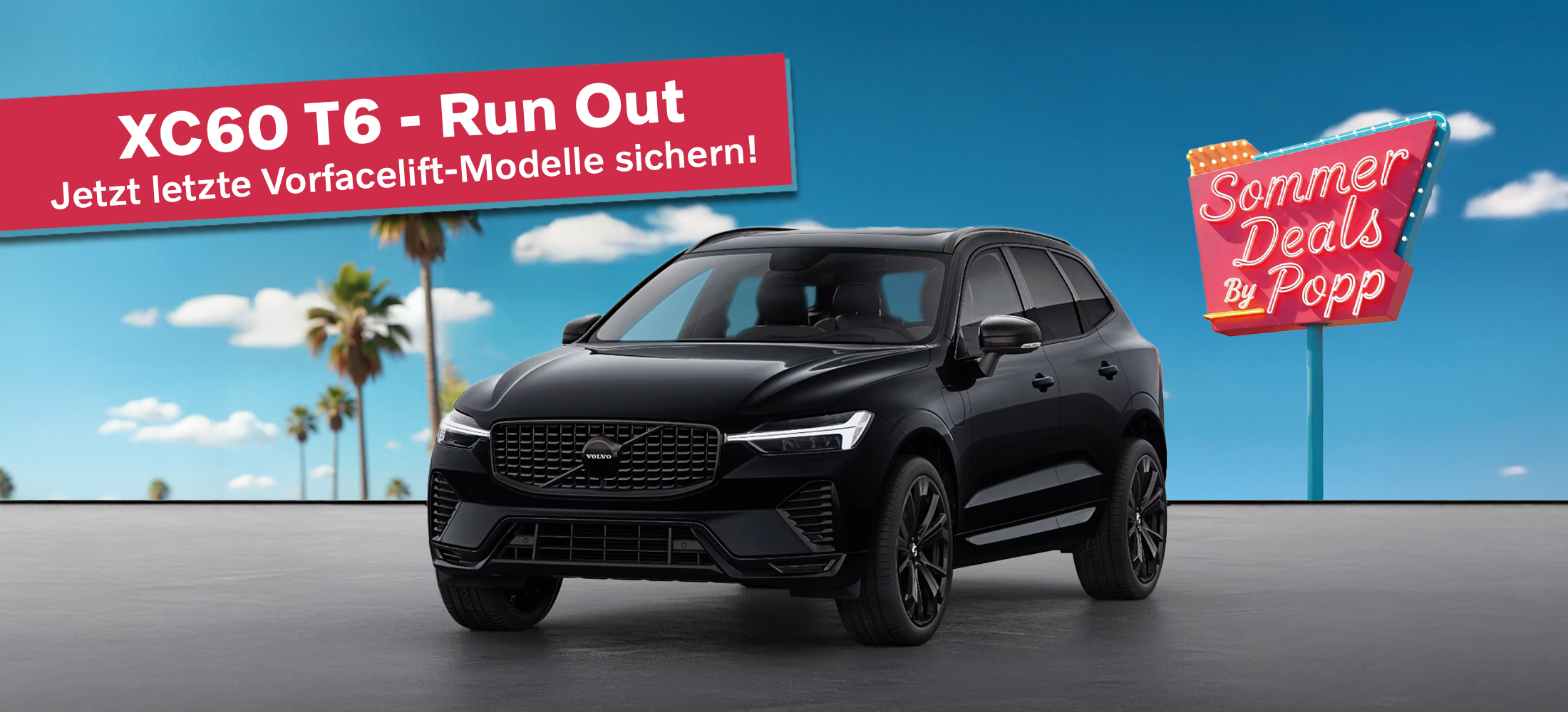 Volvo XC60 T8 Black vorne