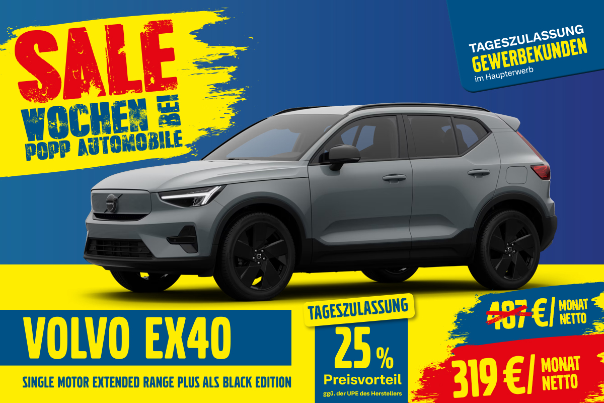 Volvo EX40 Single Ext. Range Plus Black Edition