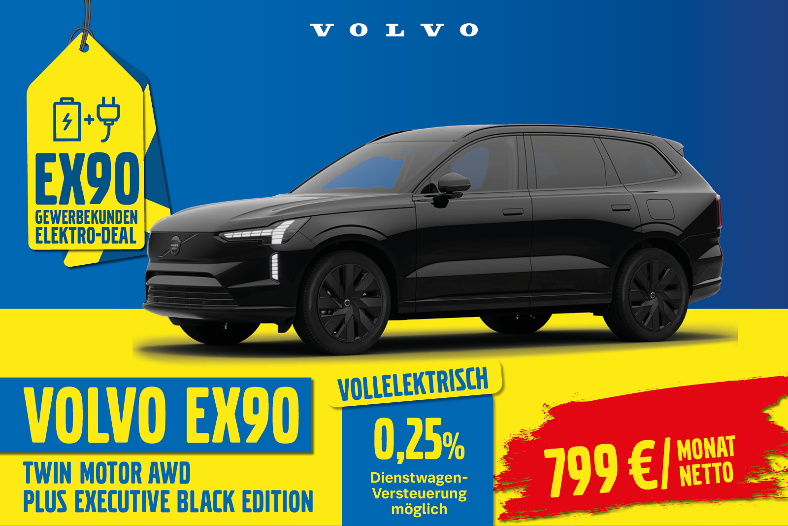 Volvo EX90 Twin Motor AWD Plus Executive Black Edition