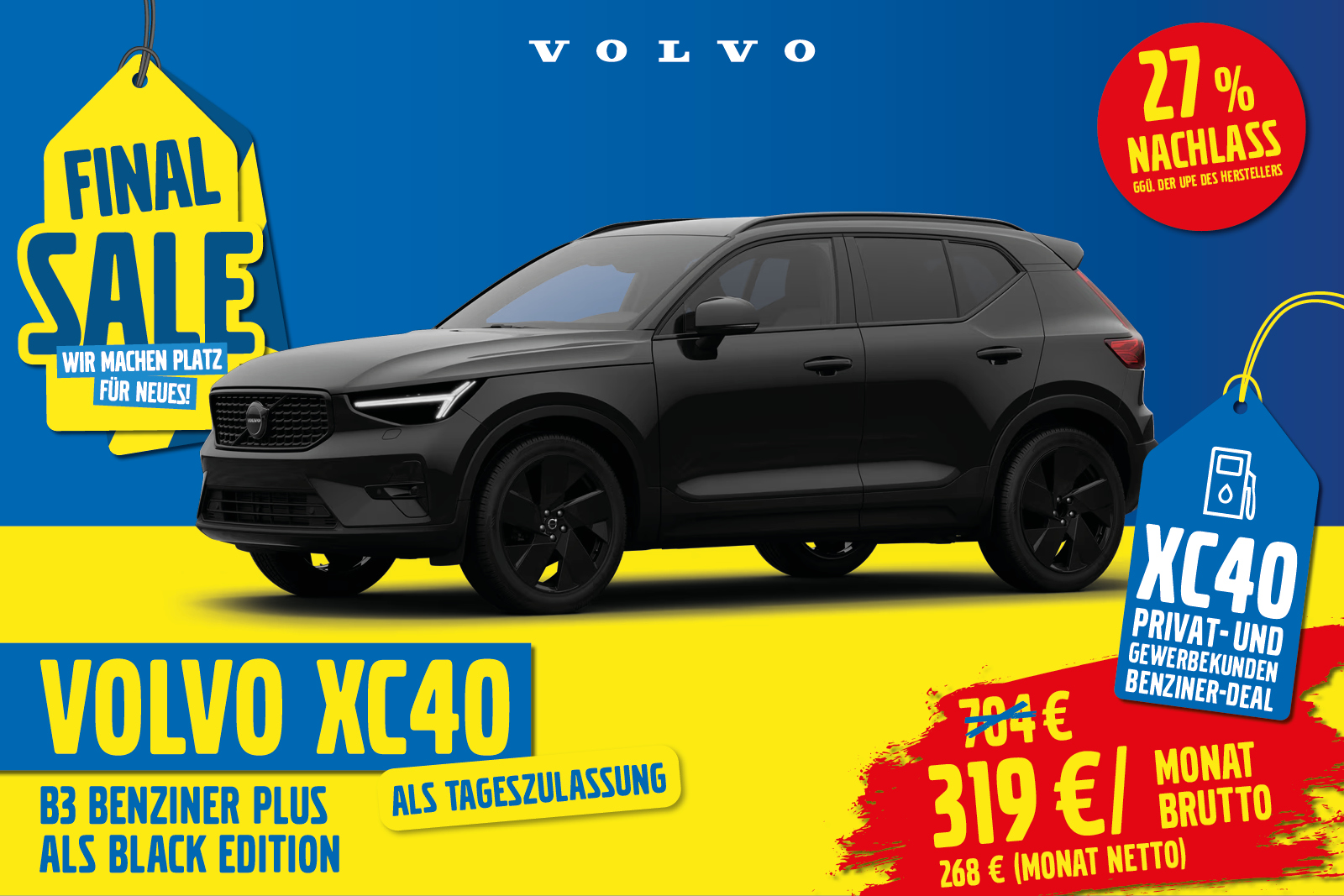 Volvo XC40 B3 Plus Black Edition