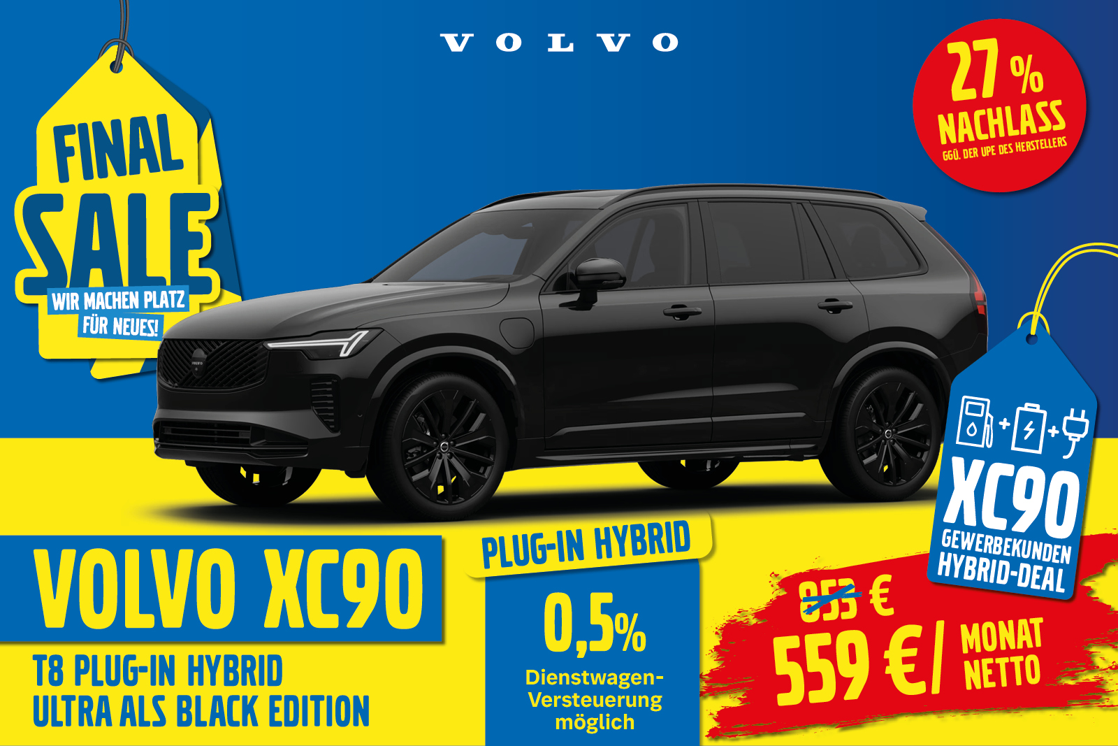 Volvo XC90 T8 Ultra Black Edition