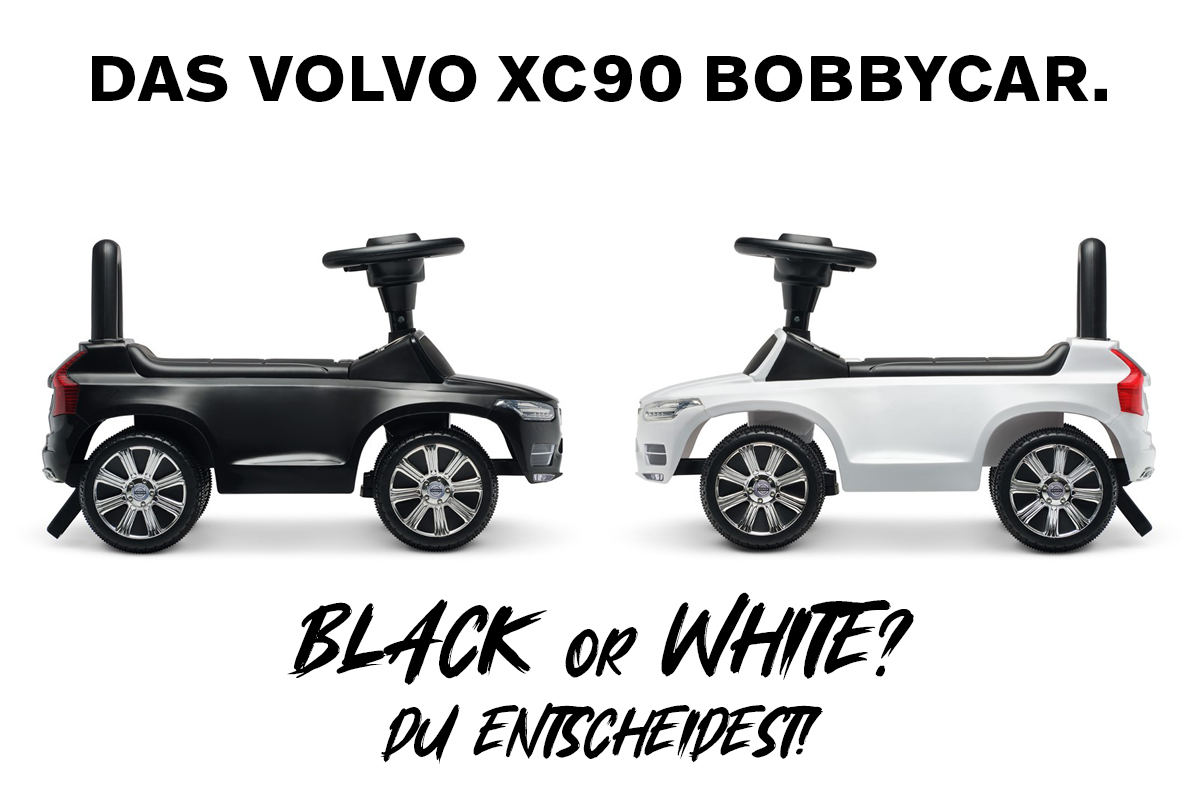 Bobbycar des Volvo XC90