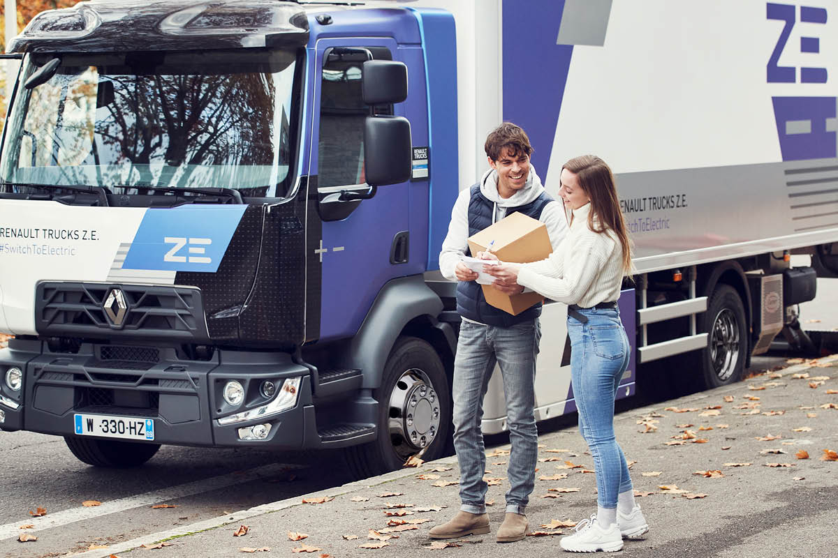 Renault D Z.E. Übergabe Paket
