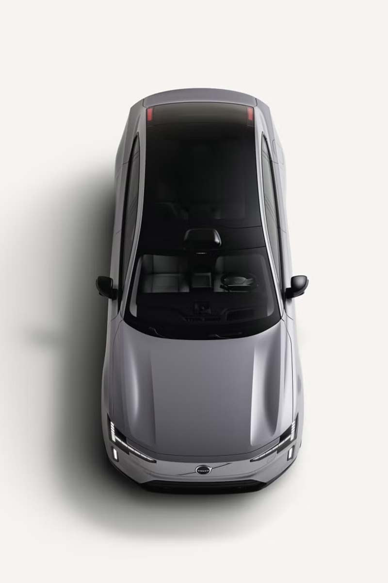 Bild zeigt das DAch des Volvo ES90