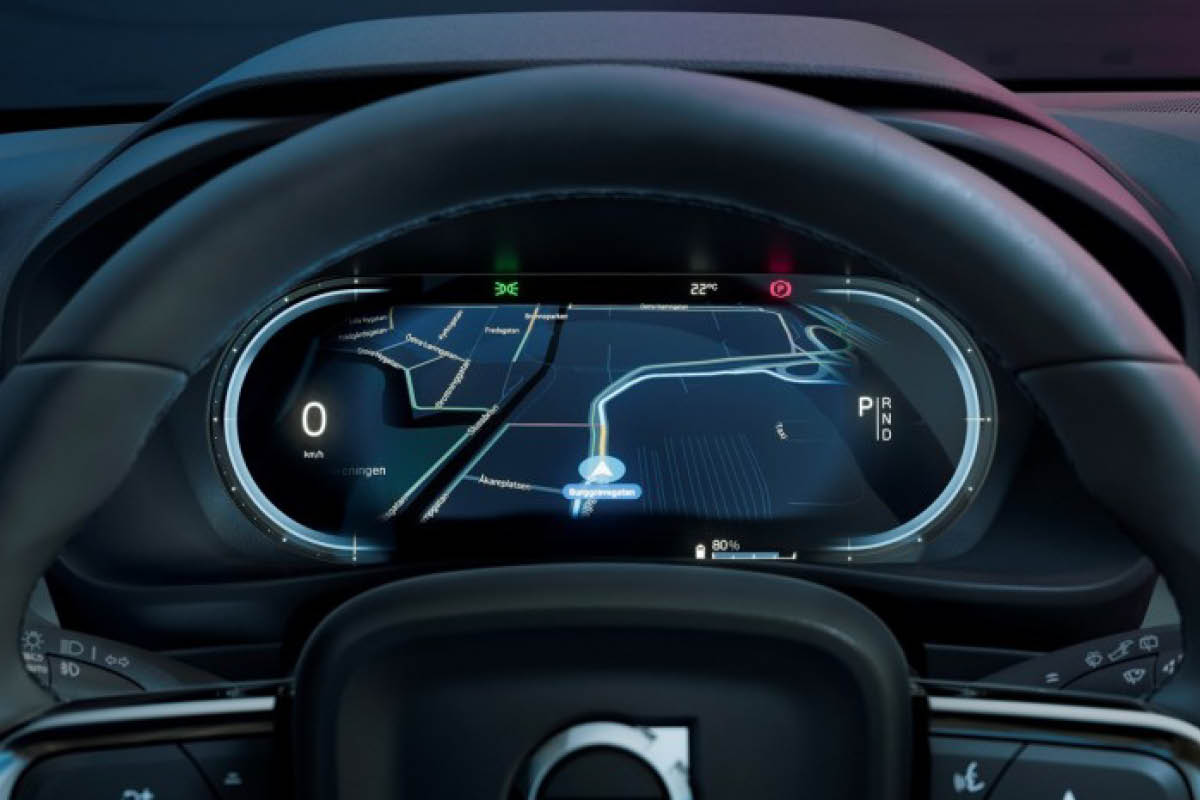 Volvo C40, Navigation