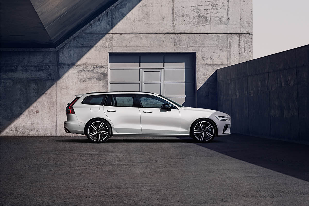 Volvo V60, Seitenansicht