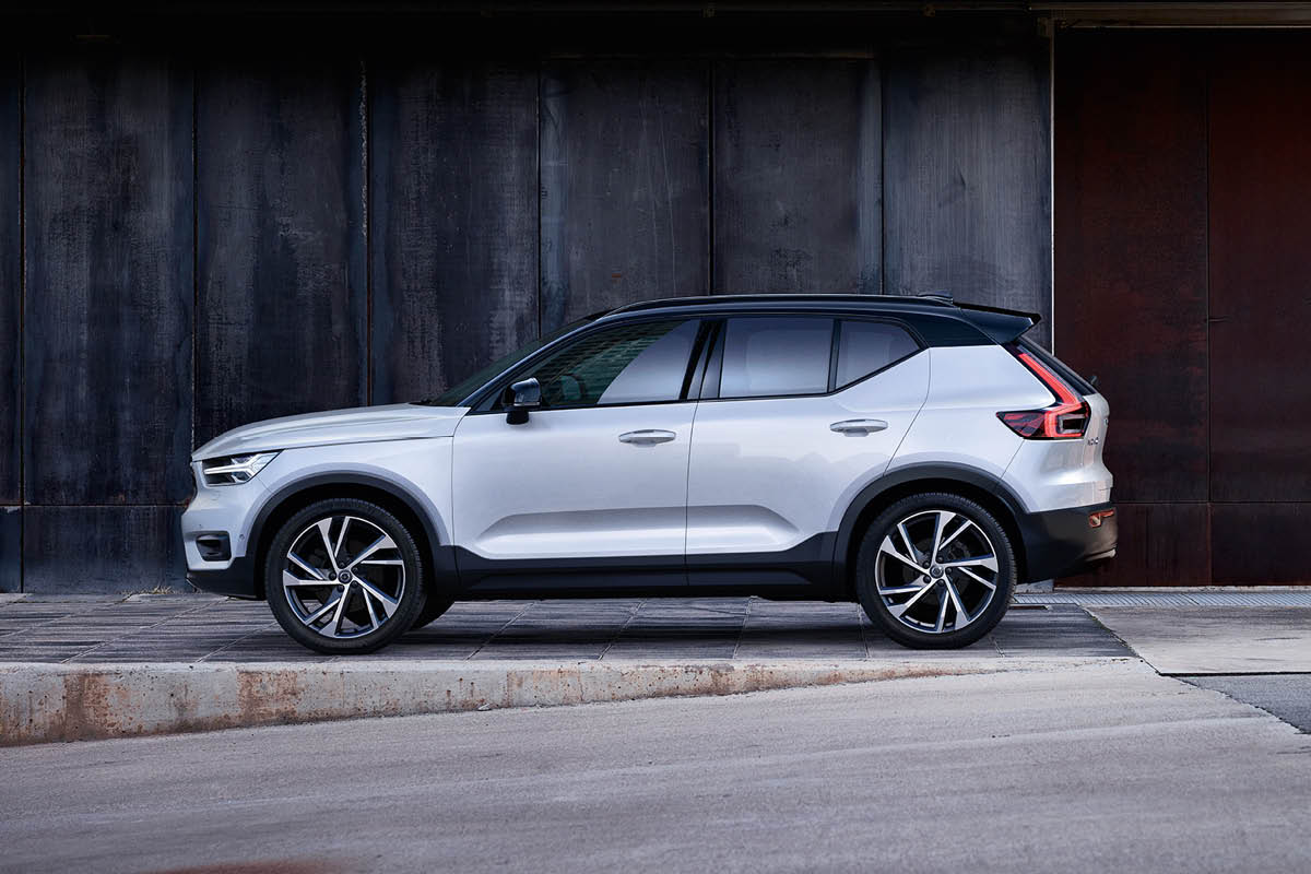 Volvo XC40 Hybrid, Seitenansicht