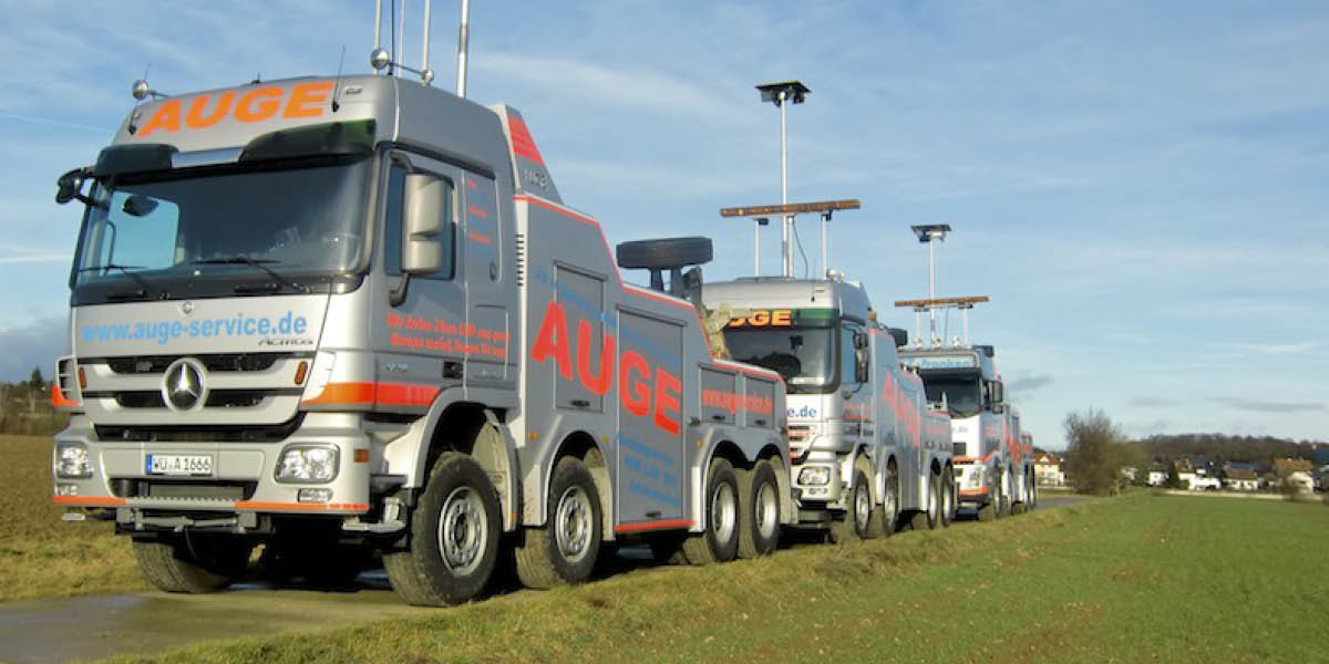 LKW Service Abschleppdienst Servicepartner Auge Fahrzeuge