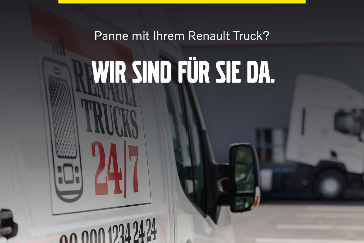 Notruf / Pannenservice für Renault Trucks