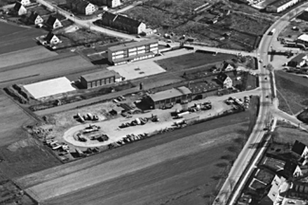 Luftbild von Popp im Jahre 1966